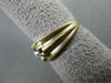 ANTIQUE WIDE DIAMOND 14K WHITE & YELLOW GOLD INFINITY HEART BOW LOVE RING #21069