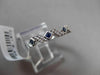 ANTIQUE .22CT AAA SAPPHIRE 14KT WHITE GOLD 5 STONE FILIGREE RING AMAZING!!!!!!!!