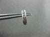 ESTATE .20CT DIAMOND 14KT WHITE GOLD 3D 5 STONE CLASSIC UMBRELLA STUD EARRINGS