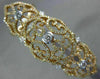 ESTATE EXTRA LARGE 1.85CT DIAMOND 14KT ROSE GOLD HEART FLEXIBLE FULL FINGER RING