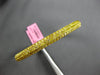 WIDE 3.25CT INTENSE FANCY YELLOW DIAMOND 18KT 2 TONE GOLD CUFF BANGLE BRACELET