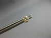 ESTATE .33CT DIAMOND 14KT YELLOW GOLD 3D ROUND CLASSIC FOUR PRONG STUD EARRINGS