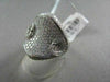 ANTIQUE MASSIVE 2.25CTW 18KT WHITE GOLD HEART DIAMOND RING ONE OF A KIND!!!!!!!!