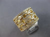ESTATE LARGE 1.28CT DIAMOND 14K YELLOW GOLD CLASSIC MULTI OVAL FUN RING