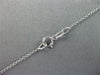 .56CT DIAMOND 14K WHITE GOLD ROUND BAGUETTE & PRINCESS INVISIBLE SQUARE PENDANT