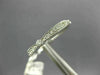 ESTATE .28CT DIAMOND 14KT WHITE GOLD 3D 3/4 ETERNITY FILIGREE ANNIVERSARY RING
