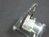 ESTATE .18CT DIAMOND 18KT WHITE GOLD 3D CLASSIC SEMI ETERNITY ANNIVERSARY RING