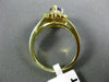 ESTATE WIDE 1.33CT DIAMOND & AAA TANZANITE 14K YELLOW GOLD ENGAGEMENT RING #9787