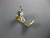 .64CT DIAMOND 18KT 2 TONE GOLD MULTI ROW CRISS CROSS CLASSIC X HANGING EARRINGS