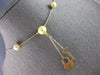 .40CT DIAMOND & AAA GOLDEN SOUTH SEA PEARL 14KT YELLOW GOLD LARIAT LOVE NECKLACE