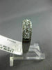 ESTATE .50CT DIAMOND 14K WHITE GOLD 3D THREE ROW ETOILE WEDDING ANNIVERSARY RING