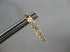 .95CT DIAMOND 18KT YELLOW GOLD 3D ROUND CLASSIC INSIDE OUT HOOP HANGING EARRINGS