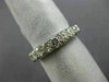 ANTIQUE .75CT DIAMOND PLATINUM CLASSIC FILIGREE WEDDING ANNIVERSARY RING #19482