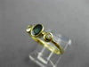 ESTATE .45CT DIAMOND & AAA SAPPHIRE 14KT YELLOW GOLD 3D ENGAGEMENT RING #26230
