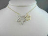 ANTIQUE LARGE TWO TONE 18KT FLOWER DIAMOND NECKLACE BEAUTIFUL ONE OF A KIND!!!