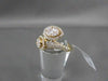 ANTIQUE WIDE DESIGNER 1.94CT DIAMOND 18KT Y GOLD RING