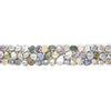 EXTRA LARGE 173.30CT DIAMOND & AAA MULTI COLOR SAPPHIRE 18KT WHITE GOLD BRACELET