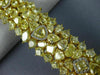 LARGE 52.92CT WHITE & FANCY YELLOW DIAMOND 18KT TWO TONE GOLD 3D TENNIS BRACELET