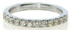 .32CT DIAMOND 18KT WHITE GOLD ROUND SHARED PRONG SEMI ETERNITY ANNIVERSARY RING