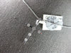 ESTATE .26CT DIAMOND 14KT WHITE GOLD CLASSIC ROUND ETOILE CROSS FLOATING PENDANT