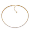 7.45CT DIAMOND 14KT YELLOW GOLD ROUND CLASSIC ETERNITY ADJUSTABLE LOVE NECKLACE