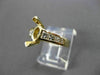 ESTATE .90CT DIAMOND 14KT YELLOW GOLD MARQUISE SEMI MOUNT ENGAGEMENT RING #21107