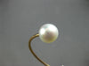 .03CT DIAMOND & AAA SOUTH SEA PEARL 14KT ROSE GOLD 3D SOLITAIRE BANGLE BRACELET