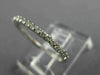 ESTATE .27CT DIAMOND 14K WHITE GOLD SEMI ETERNITY WEDDING ANNIVERSARY RING 25722