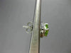 ESTATE 1.85CT DIAMOND & AAA PERIDOT 14KT WHITE GOLD 3D SQUARE HALO STUD EARRINGS