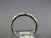 ESTATE .14CT DIAMOND 18KT WHITE GOLD MATTE & SHINY SQUARE PAVE ANNIVERSARY RING
