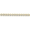 ESTATE 10.0CT DIAMOND 14KT YELLOW GOLD 3D CLASSIC ROUND 3 PRONG TENNIS BRACELET