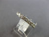 .76CT DIAMOND 14KT WHITE GOLD 3D 4 PRONG SEMI ETERNITY WEDDING ANNIVERSARY RING