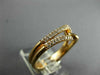 ESTATE .28CT DIAMOND 18KT ROSE GOLD 3D CLASSIC LOVE KNOT FUN RING