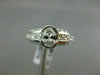 ESTATE 2.02CT ROUND OVAL & PRINCESS DIAMOND 14K WHITE GOLD ENGAGEMENT RING 25940