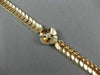ANTIQUE .32CT OLD MINE EURO CUT DIAMOND 14KT ROSE GOLD 3D FLOWER BRACELET #640