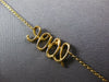 ESTATE .21CT FANCY YELLOW DIAMOND 18KT YELLOW GOLD 3D CLASSIC LOVE BRACELET