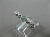 ESTATE .64CT DIAMOND 14KT WHITE GOLD 3D ETOILE ETERNITY WEDDING ANNIVERSARY RING