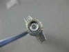 ESTATE .25CT OLD MINE DIAMOND 18KT WHITE GOLD FILIGREE MILGRAIN ENGAGEMENT RING