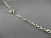 ESTATE .37CT DIAMOND 14KT WHITE GOLD 3D FILIGREE HEART BANGLE BRACELET #21041