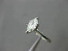 ESTATE .55CT DIAMOND MARQUISE 14KT WHITE GOLD SOLITAIRE ENGAGEMENT RING #17260