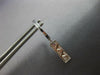 ESTATE .28CT DIAMOND 14KT WHITE GOLD GEOMTERTIC RECTANGULAR FUN HANGING EARRINGS