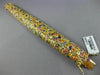 ESTATE MASSIVE 61.34CT DIAMOND & MULTI COLOR SAPPHIRE 18KT YELLOW GOLD BRACELET