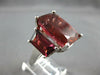 LARGE 18.95CT DIAMOND & AAA PINK TOURMALINE 18K WHITE GOLD 3 STONE COCKTAIL RING