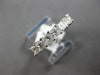WIDE 1.16CT DIAMOND 14KT WHITE GOLD PRINCESS INVISIBLE WEDDING ANNIVERSARY RING