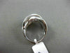 ESTATE 3.02CT DIAMOND & MULTI COLOR SAPPHIRE 14KT WHITE GOLD X DESIGN LOVE RING