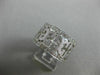 ESTATE LARGE .50CT DIAMOND 14K GOLD CLASSIC MATTE & SHINY OPEN FILIGREE FUN RING