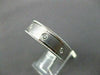 ESTATE .28CT DIAMOND 14K W GOLD ETOILE MILGRAIN ETERNITY ANNIVERSARY RING #21677