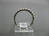 ANTIQUE .51CT ROUND DIAMOND 14K WHITE GOLD ETERNITY RING 2mm BEAUTIFUL! #21704