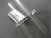 ESTATE 1.43CT DIAMOND 14KT WHITE GOLD 3D ETERNITY WEDDING ANNIVERSARY RING #2094