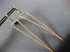ESTATE LARGE 1.02CT DIAMOND 18KT ROSE GOLD ELONGATED TRIANGULAR HANGING EARRINGS